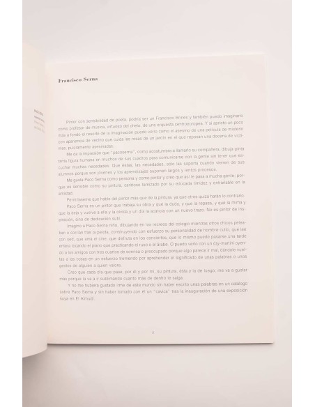 Francisco Serna. Pinturas. (periodo 1965 - 1988)