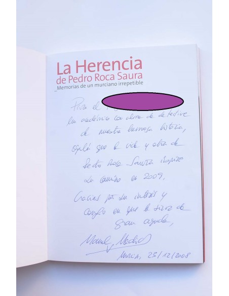 La herencia de Pedro Roca Saura. Memorias de un murciano irrepetible