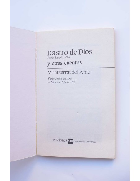 Rastro de Dios y otros cuentos