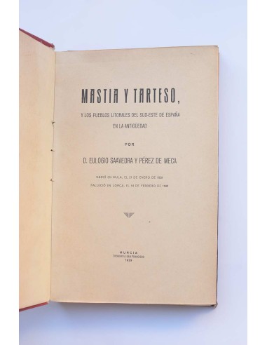 Mastia y Tarteso y los pueblos litorales del...
