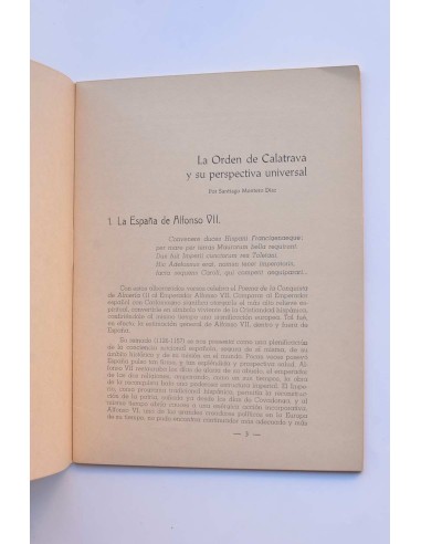 La Orden de Calatrava y su perspectiva universal