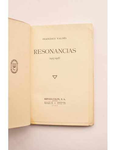 Resonancias (1925 - 1928)