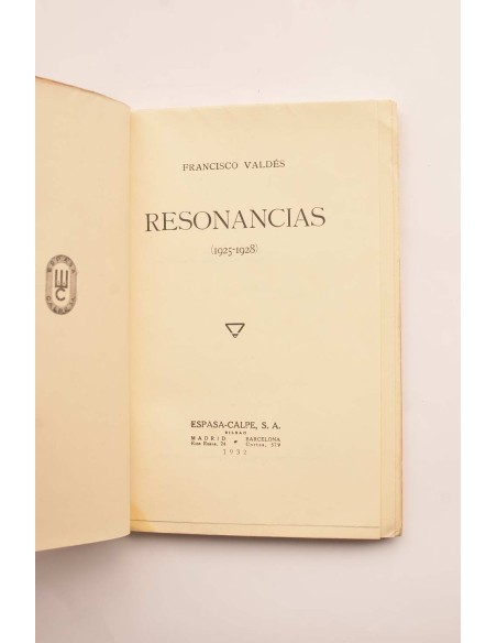 Resonancias (1925 - 1928)