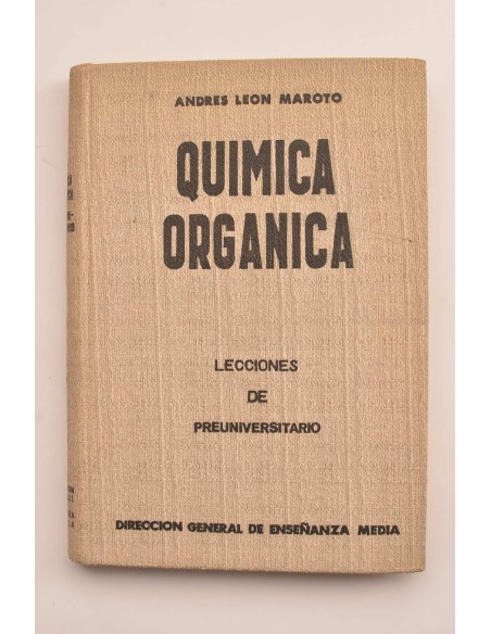 Química orgánica. Curso preuniversitario