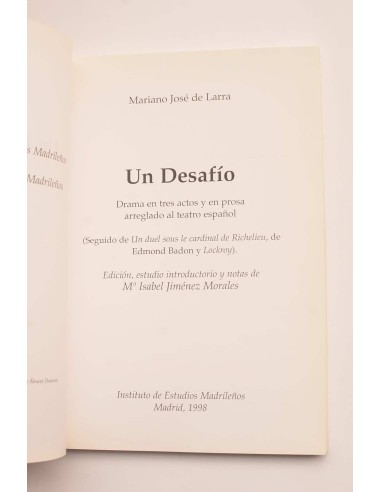 Un desafío