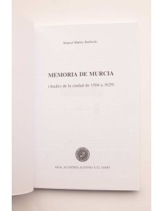 Memoria de Murcia (Anales de la ciudad de 1504 a 1629) 2