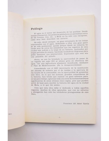 El agua en la ciudad de Mula, siglos XVI-XX