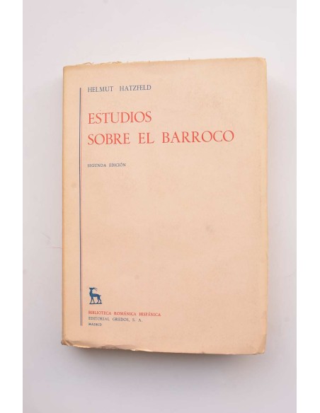 Estudios sobre el Barroco