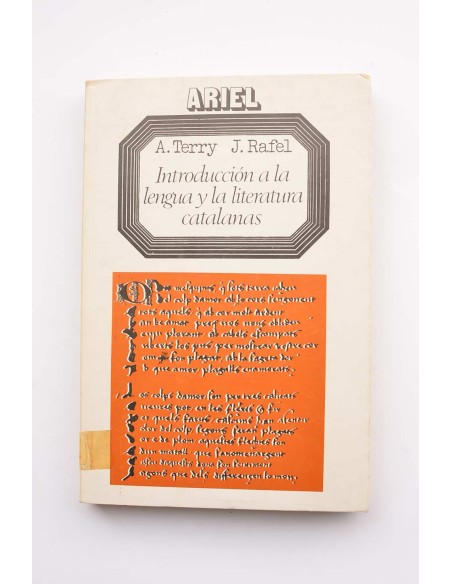 Introducción a la lengua y la literatura catalanas
