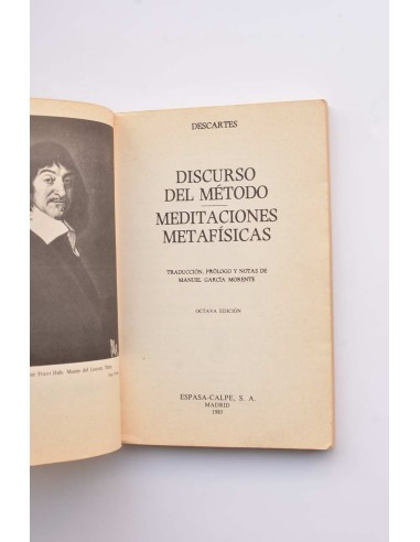 Discurso del método. Meditaciones metafísicas
