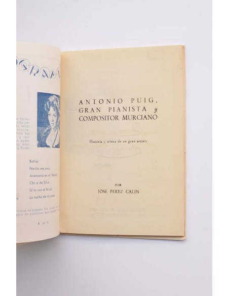 Antonio Puig, gran pianista y compositor murciano