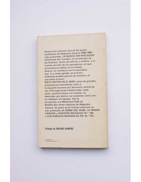 La barca sin pescador. Siete gritos en el mar