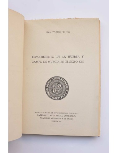 Repartimiento de la huerta y Campo de la Murcia...