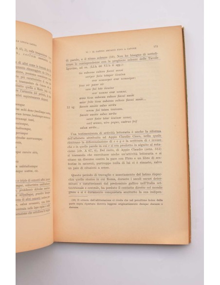 Le origini, el la lingua letteraria fino a Virgilio e Orazio