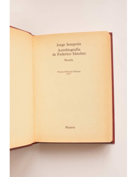 Autobiografía de Federico Sánchez