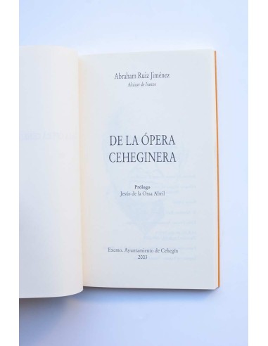 De la ópera ceheginera