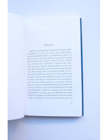 Algunas palabras