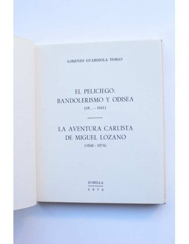 El peliciego: bandolerismo y odisea (18... -...