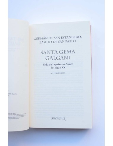 Santa Gema Galgani. Vida de la primera sante...