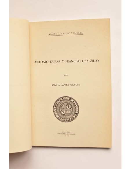 Antonio Dupar y Francisco Salzillo