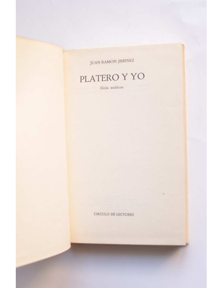Platero y yo. Elejía andaluza