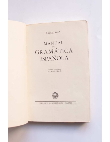 Manual de gramática española