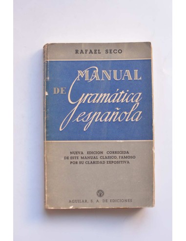 Manual de gramática española