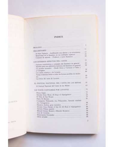 Los cantes libres y de levante