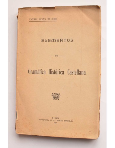 Elementos de gramática histórica castellana