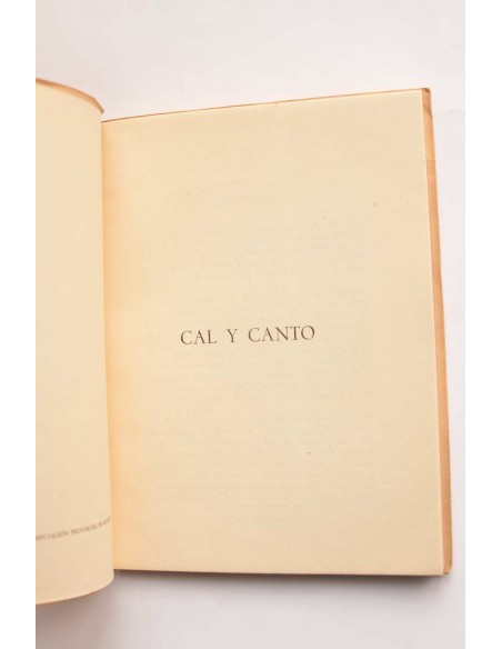 Cal y canto. Revista trimestral. nº 1. Otoño 1959