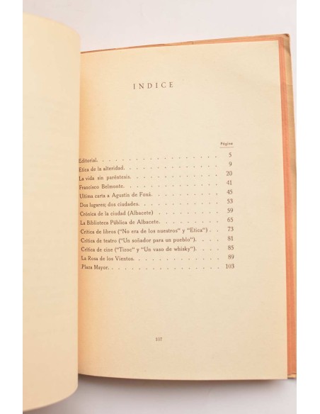 Cal y canto. Revista trimestral. nº 1. Otoño 1959