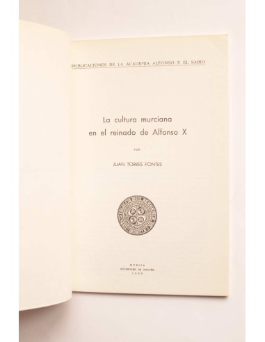 La cultura murciana en el reinado de Alfonso X