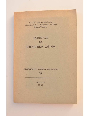 Estudios de literatura latina
