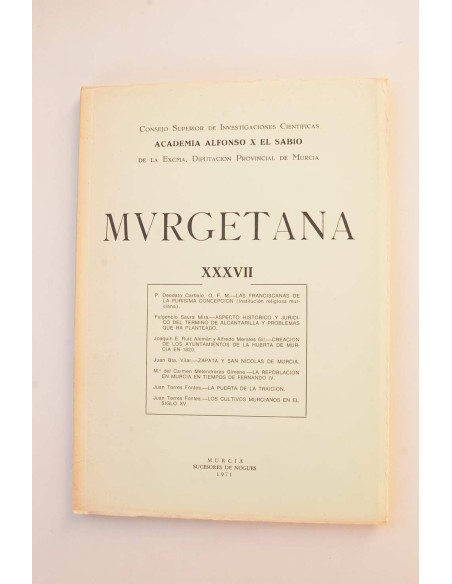 MURGETANA - nº 37, 1971