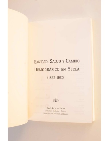 Sanidad, salud y cambio demográfico en Yecla...