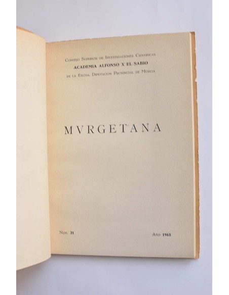 MURGETANA - nº 21, 1963