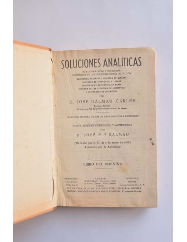 Soluciones analíticas de los ejercicios y...