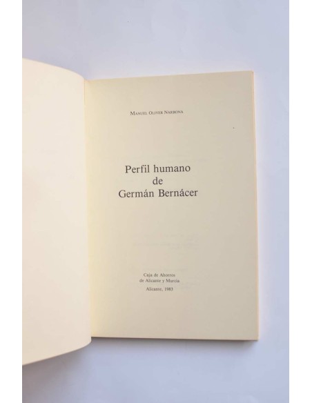 Perfil humano de Germán Bernácer