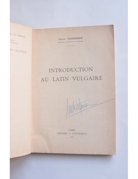 Introduction au latin vulgaire