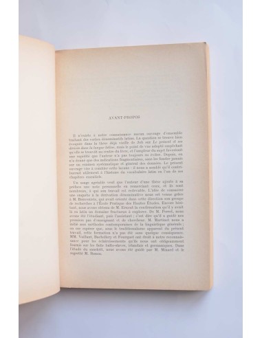 Les verbes dénominaties latins