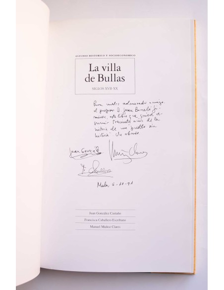 La villa de Bullas Siglos XVII-XX