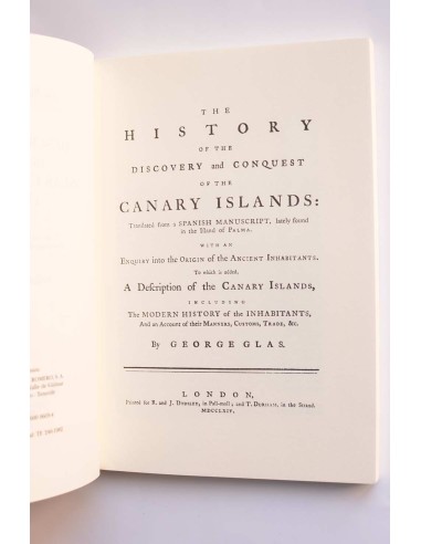Descripción de las Islas Canarias 1764