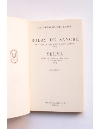 Bodas de sangre, Yerma
