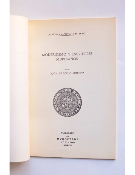 Modernismo y escritores murcianos