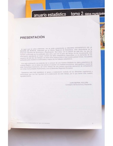 Anuario estadístico de la Región de Murcia....