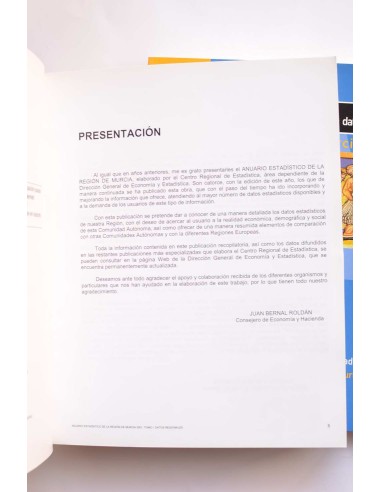 Anuario estadístico de la Región de Murcia....