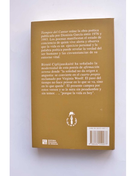 Tiempos del cantar (poesía 1976 - 1993)