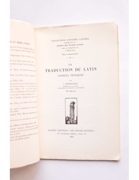 La traduction au latin. Conseils pratiques