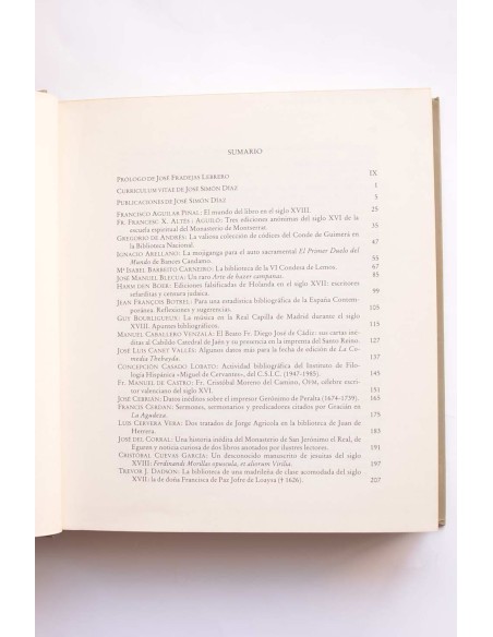 Varia Bibliographica. Homenaje a José Simón Díaz