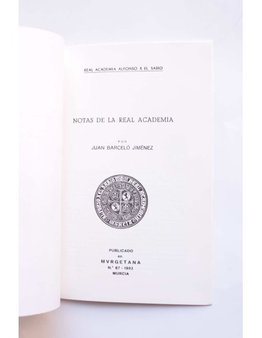 Notas de la Real Academia